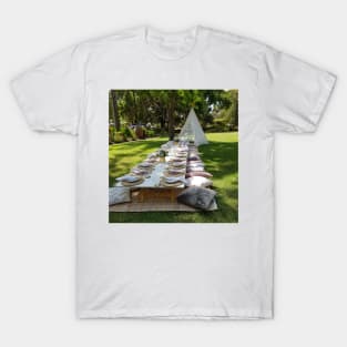 The Party at Magpie Springs Adelaide Hills Wine Region - Fleurieu Peninsula - by South Australian artist Avril Thomas T-Shirt